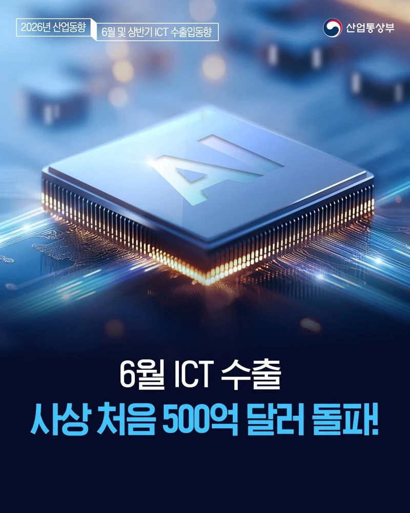 ICT 수출 572억 달러로 사상 최고치 기록