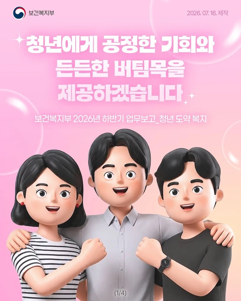 청년 국민연금 첫 보험료 4만2천원 지원