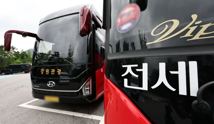 전세버스 경유 보조금 16일부터 지급 대당 월 25만원