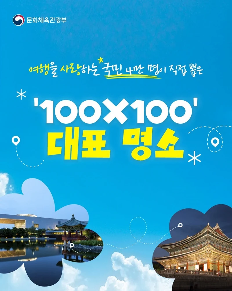 국민 4만 명이 직접 뽑은 100개 주제별 대표 여행지 6336곳 선정